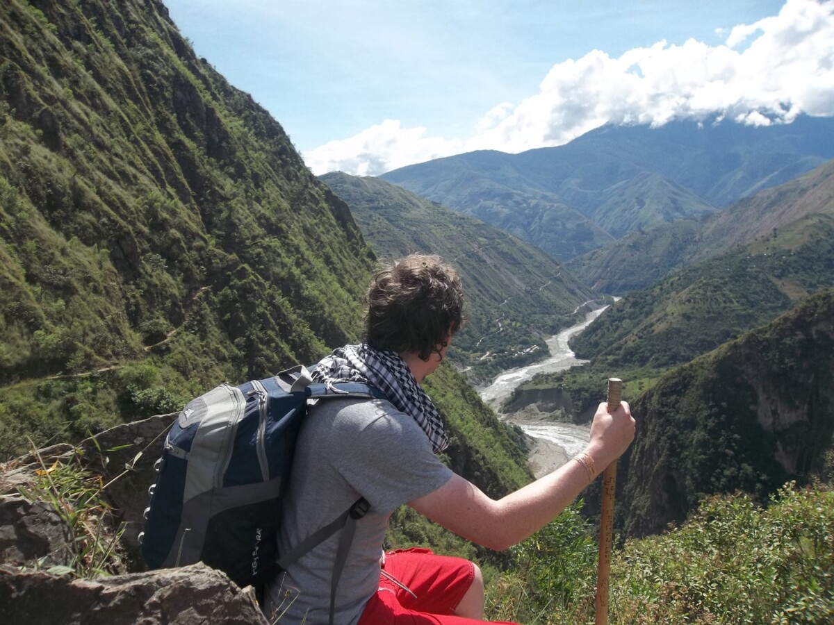 Author Stuart Jameson Hiking in Machu Picchu