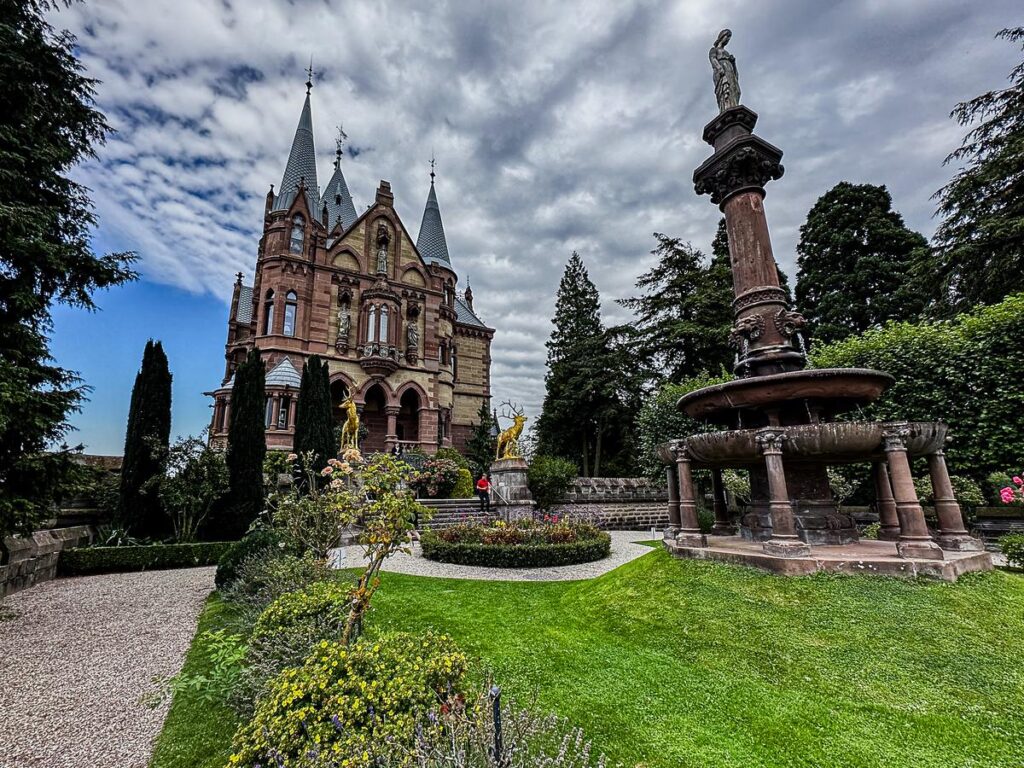 Majestic Drachenburg Castle and Gardens, Königswinter, Germany