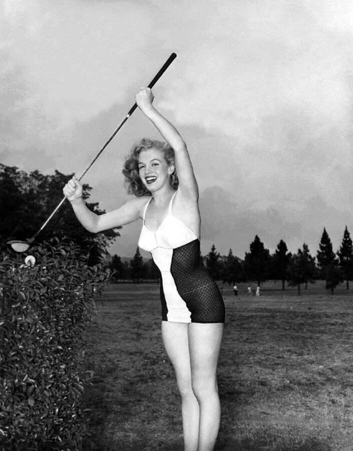 Smiling Marilyn Monroe