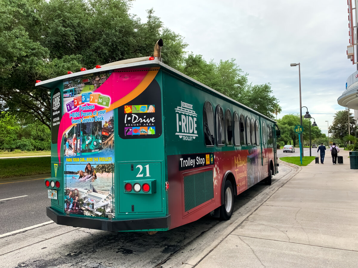 Orlando Trolley on International Drive in Orlando