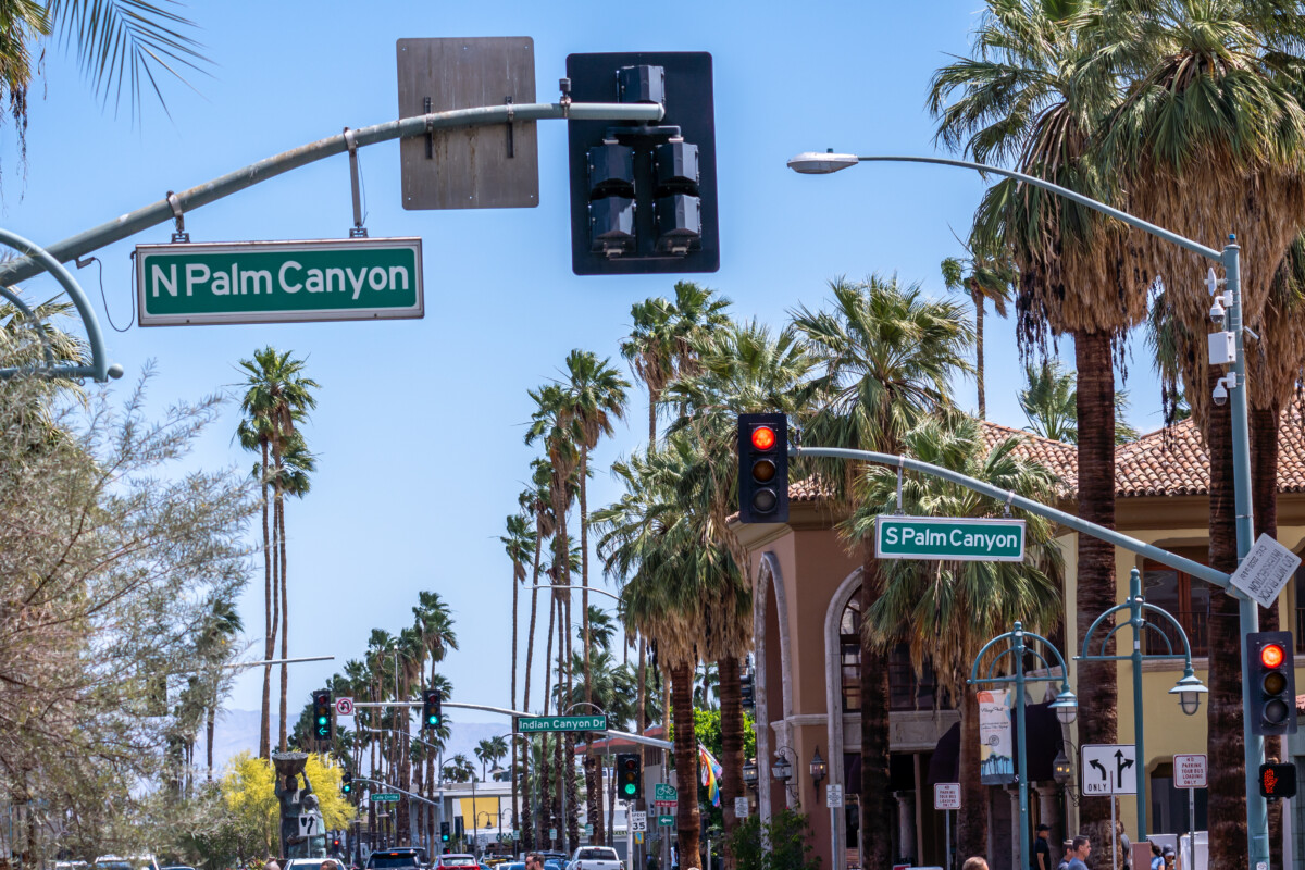 Street Signs in Downtown Palm Springs