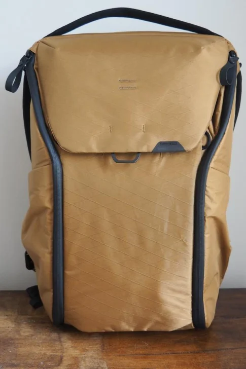 Peak Design Everyday Backpack 30L in Coyote colorway, durable travel bag for adventurers