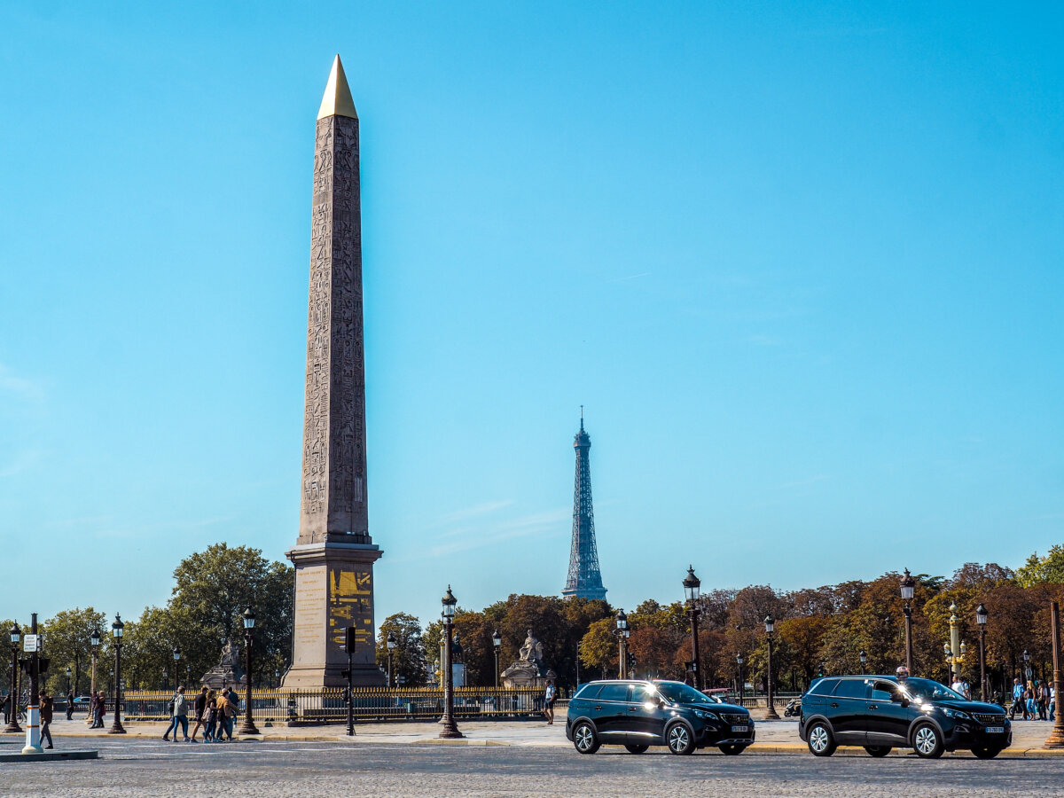 Luxor Obelisk and fountain in Place de la Concorde
