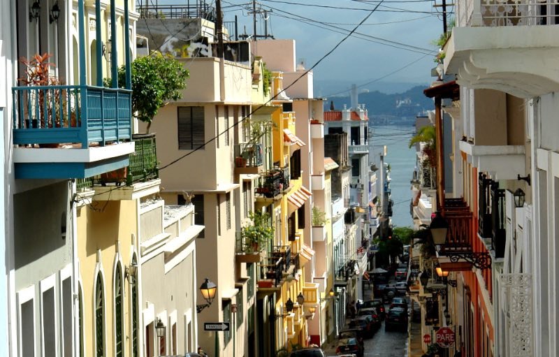 Street in Old San Juan, Puerto Rico