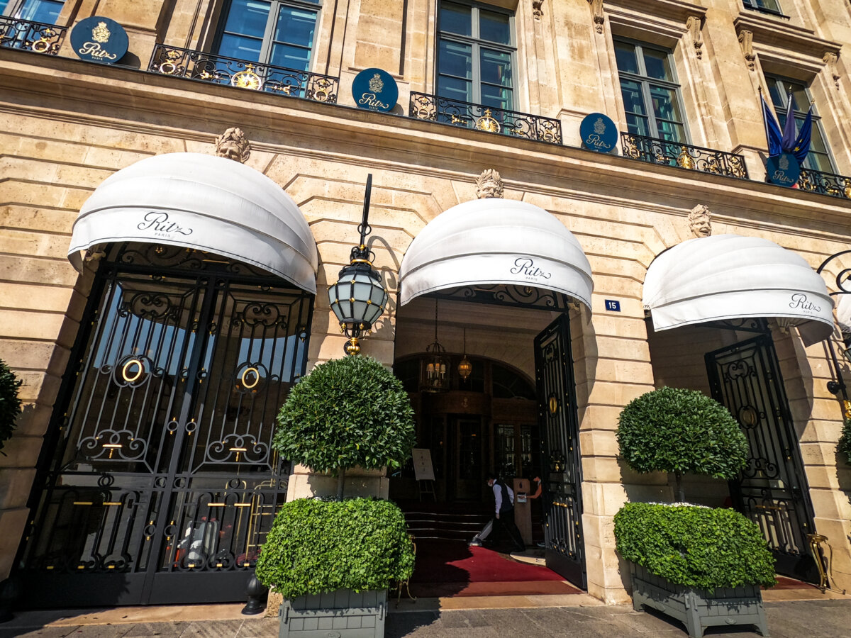 Entrance to the Ritz Paris