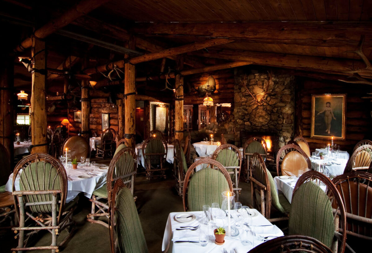 Saddle Peak Lodge interior in Calabasas