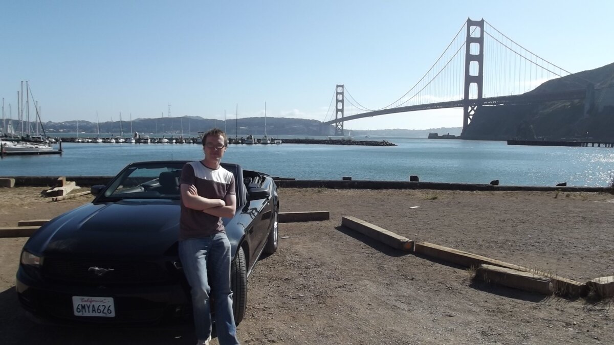 Author Stuart Jameson on a Road Trip in San Francico