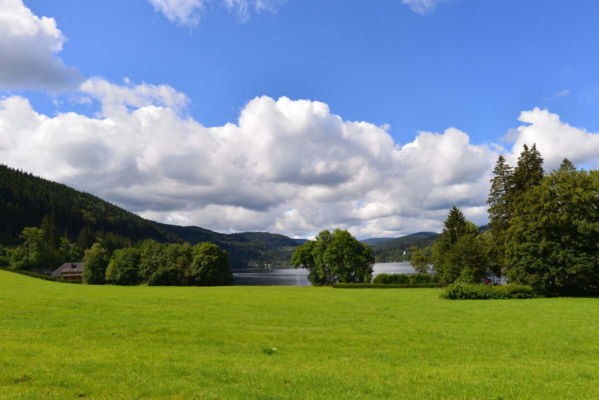 View of the Titisee  Lake at Südschwarzwald or the Southern Black Forest in Germany