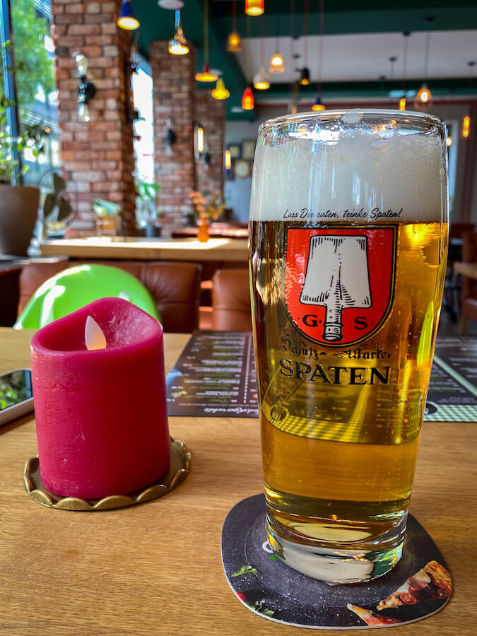 Spaten Pils in a Beer Glass