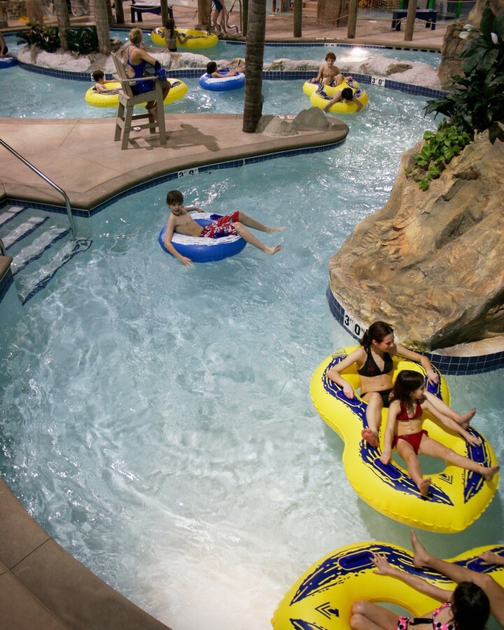 Lazy river at The Edge waterpark