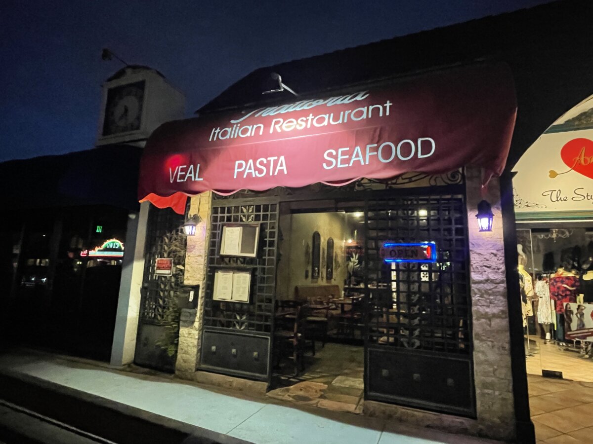 Trattoria Italian Restaurant on Balboa Island