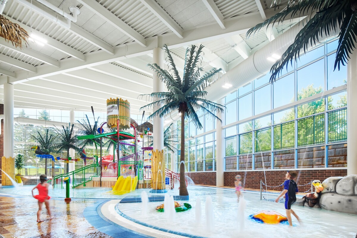 Pool area at Tropics Waterpark